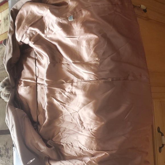 Vintage Penney's Union Made Austelle Fur Collar Scarf Pockets Long Sz. L Coat - Picture 16 of 16